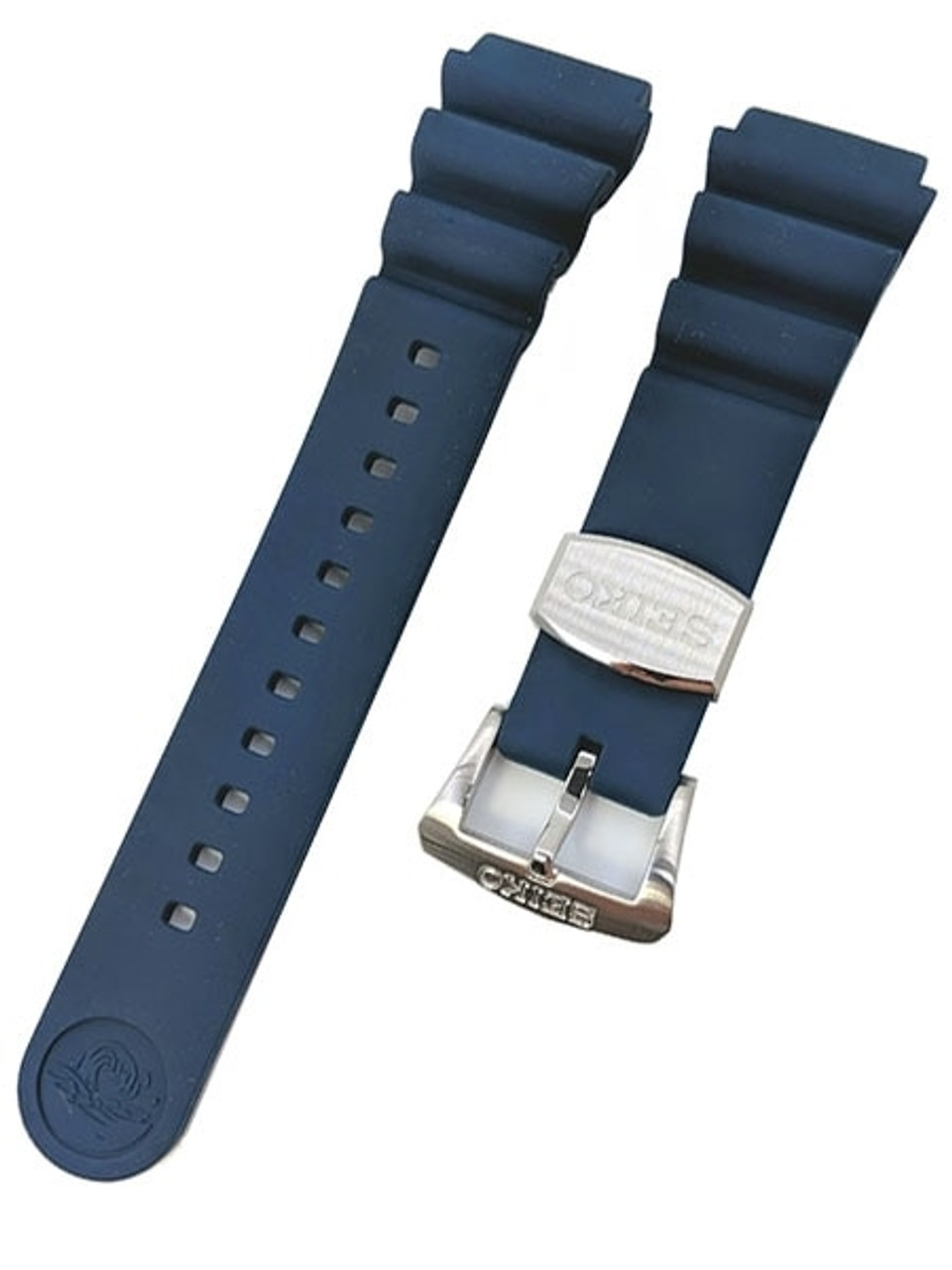 Seiko 22mm Blue Rubber Dive Strap For Samurai and SRPA83 #R02Y012J9 Questions & Answers