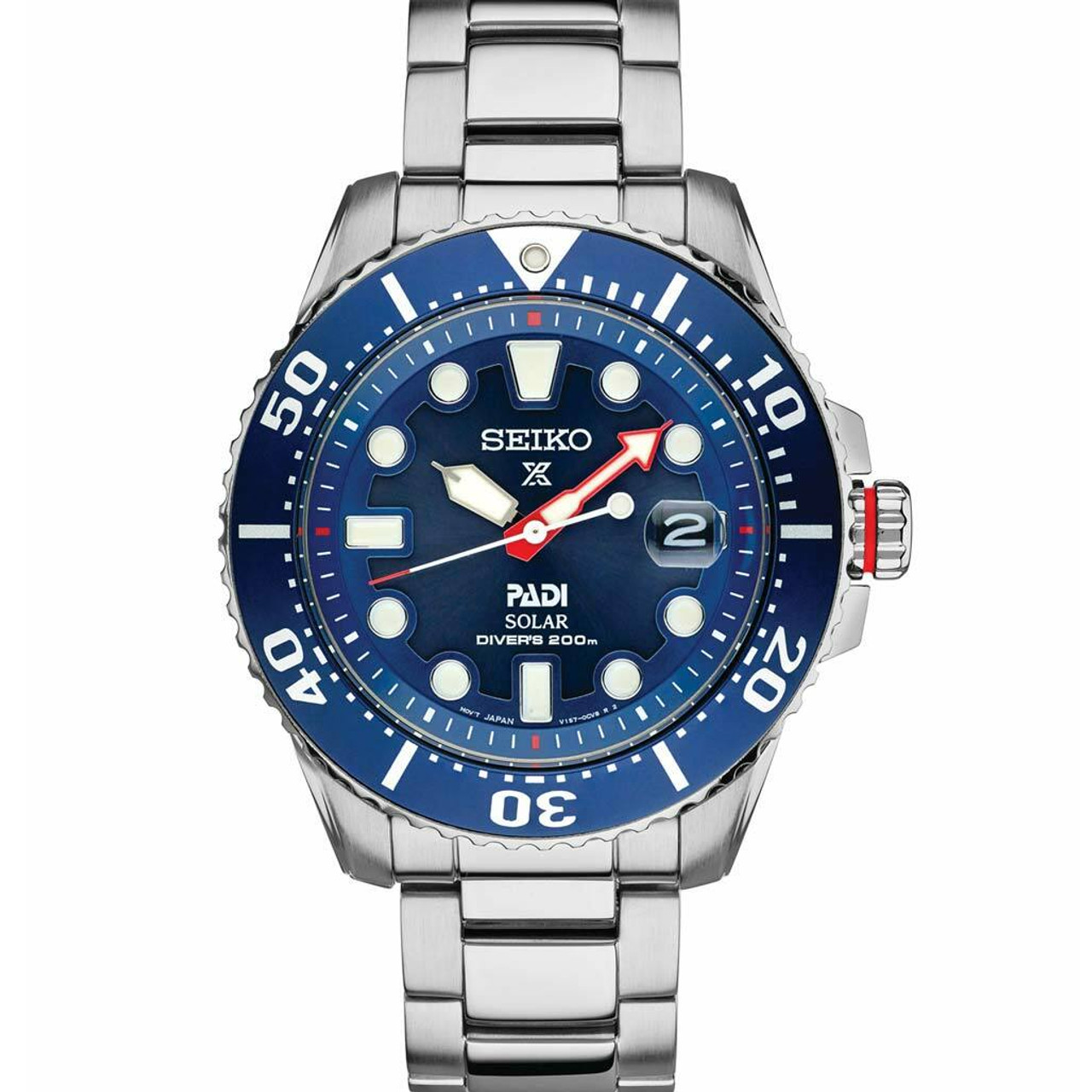 Does the Seiko PADI Solar Dive Watch #SNE549 come with a Pepsi bezel insert?