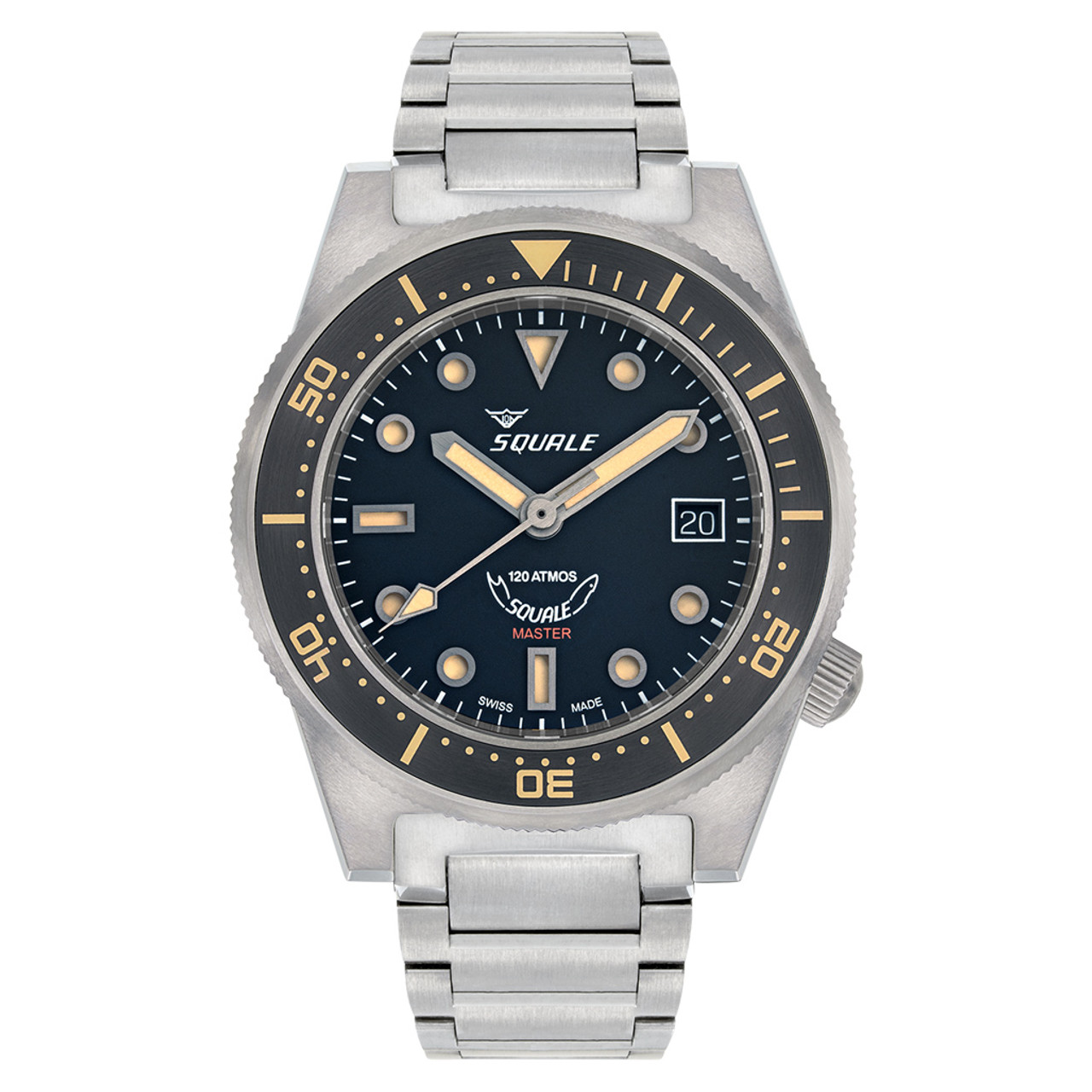 Squale Master Titanium 120 ATM 65th Anniversary Watch #MASTIBKBK.TI20 Questions & Answers