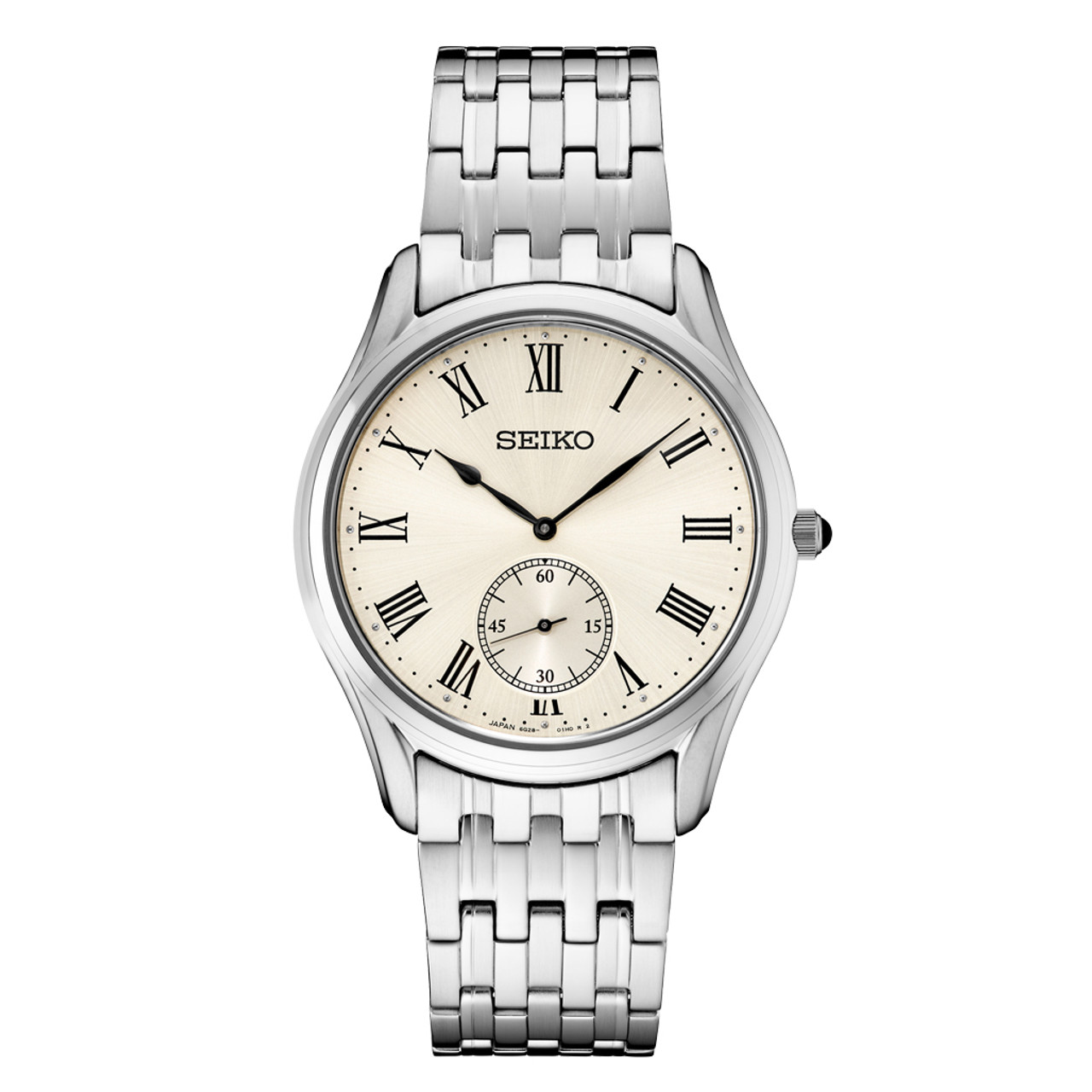 Seiko Essentials 39mm Dress Watch with Champagne Dial #SRK047 Questions & Answers