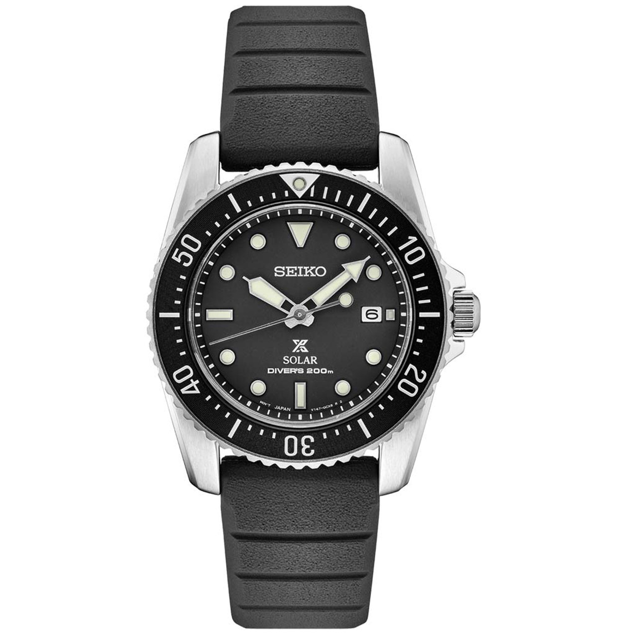 Seiko 38mm Prospex Solar Powered Dive Watch with 10-Month Power Reserve #SNE573 Questions & Answers