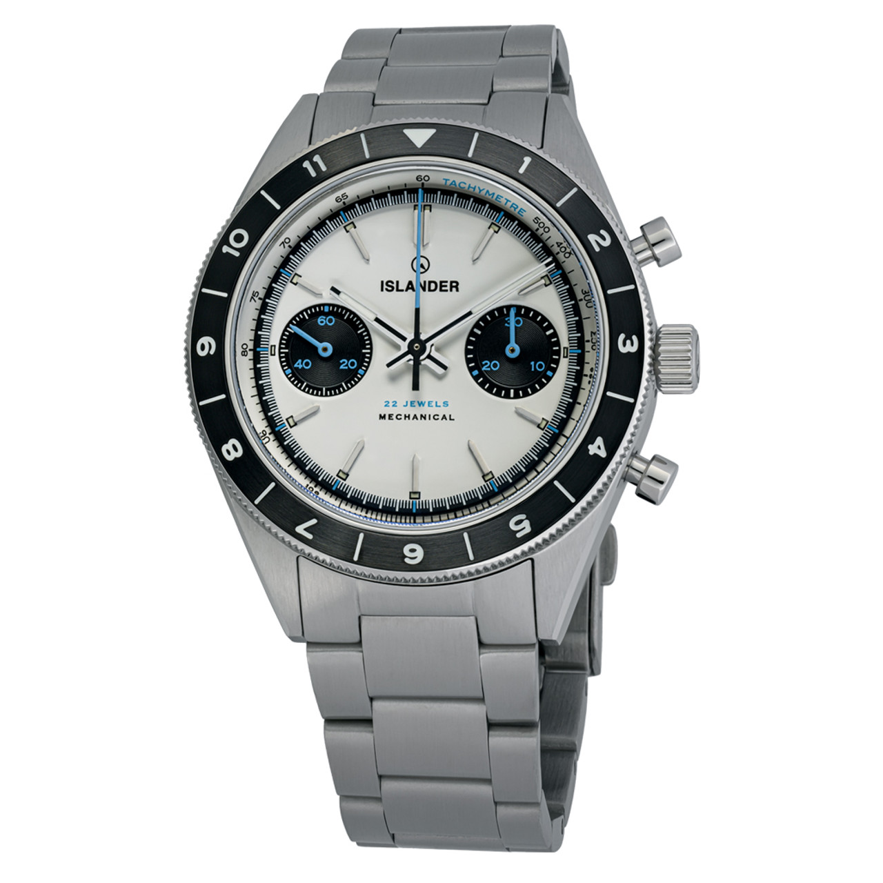 Islander Bridgehampton Racing Chronograph with Pure White Dial #ISL-235 Questions & Answers