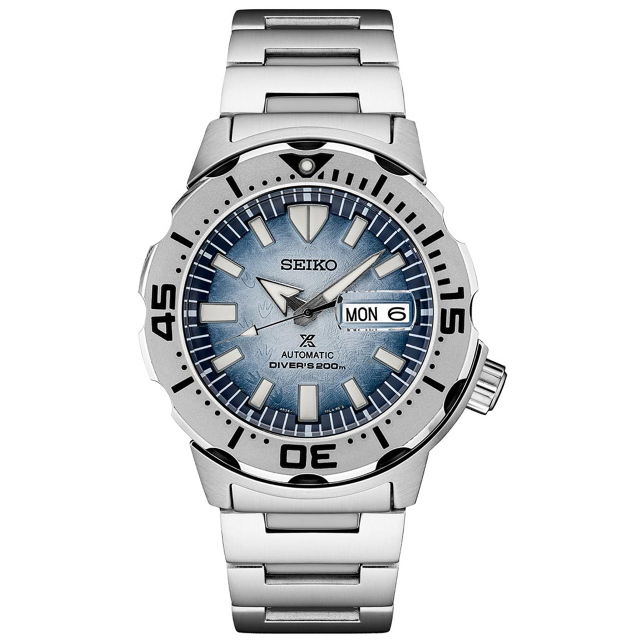 Seiko Prospex Save The Ocean, Special Edition “Antarctica” Monster Dive Watch #SRPG57 Questions & Answers