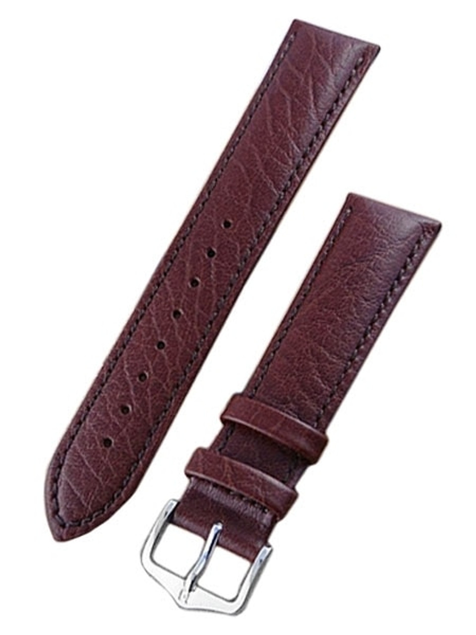 Hirsch Highland Brown Textured Italian Calf Skin Watch Strap #043020-10 Questions & Answers