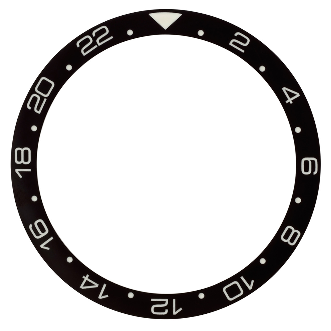 Black 24 hour GMT Ceramic Luminous Bezel Insert for SKX007 #C42 Questions & Answers