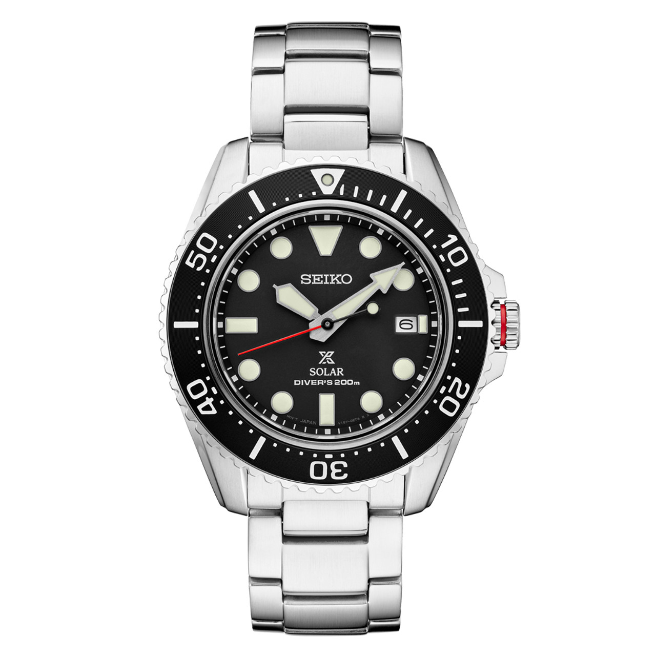 Seiko Prospex Solar Dive Watch with Sapphire Crystal and Black Dial #SNE589 Questions & Answers