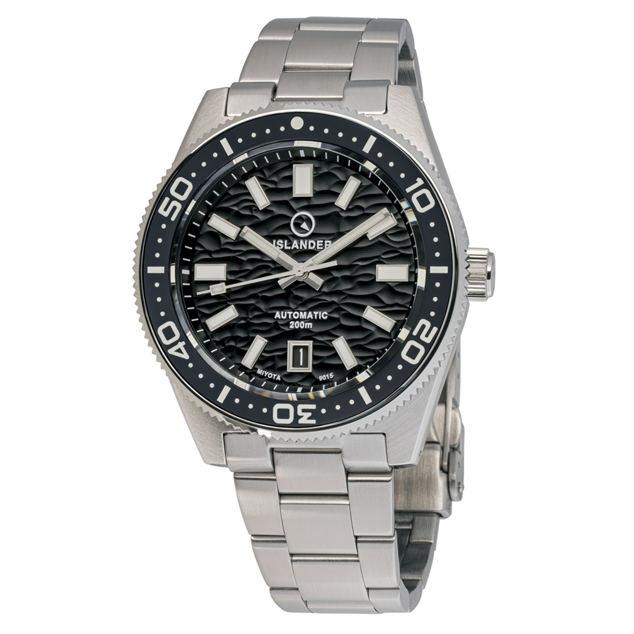 Islander Northport Hi-Beat Automatic Dive Watch with Black Ripple Dial #ISL-154 Questions & Answers