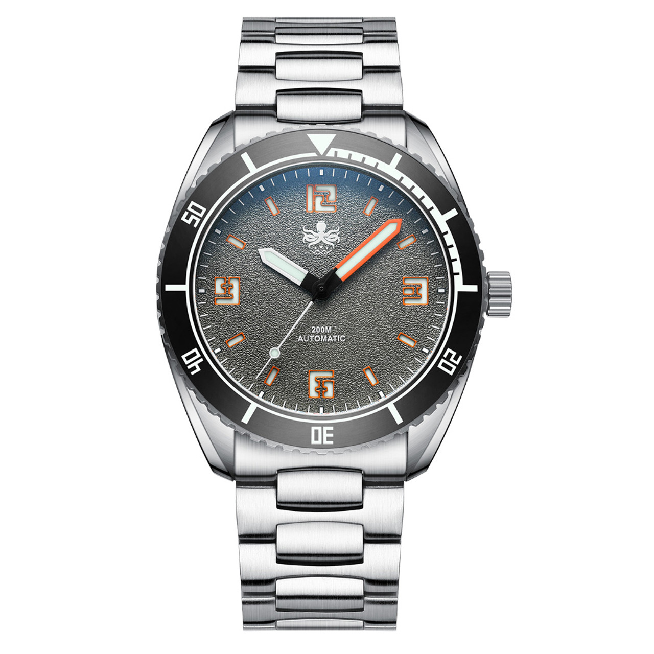 PHOIBOS Reef Master Dive Watch with Fossil Gray Dial #PY047D Questions & Answers