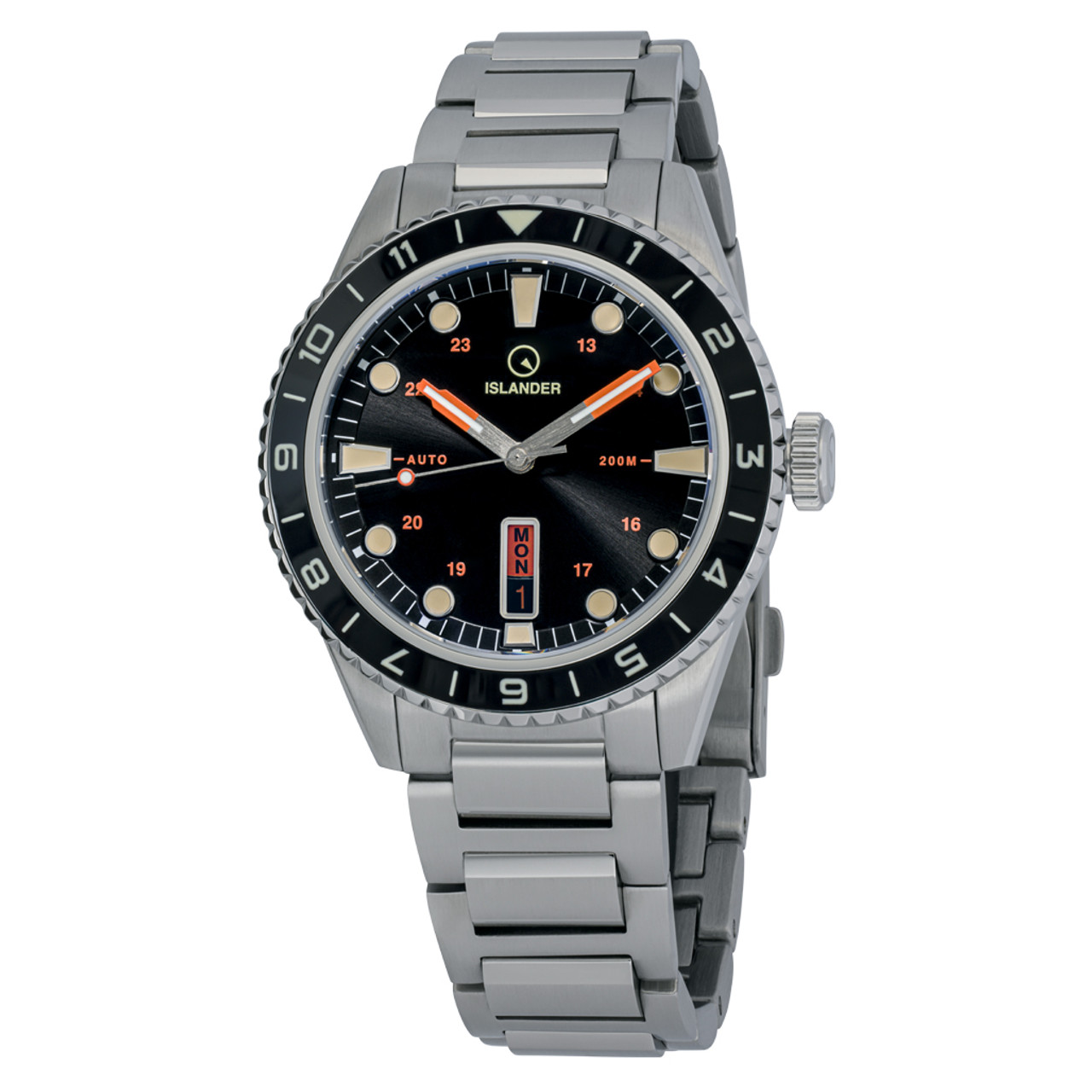 Islander Greenport 39mm Dive Watch with Black Dial #ISL-250 Questions & Answers