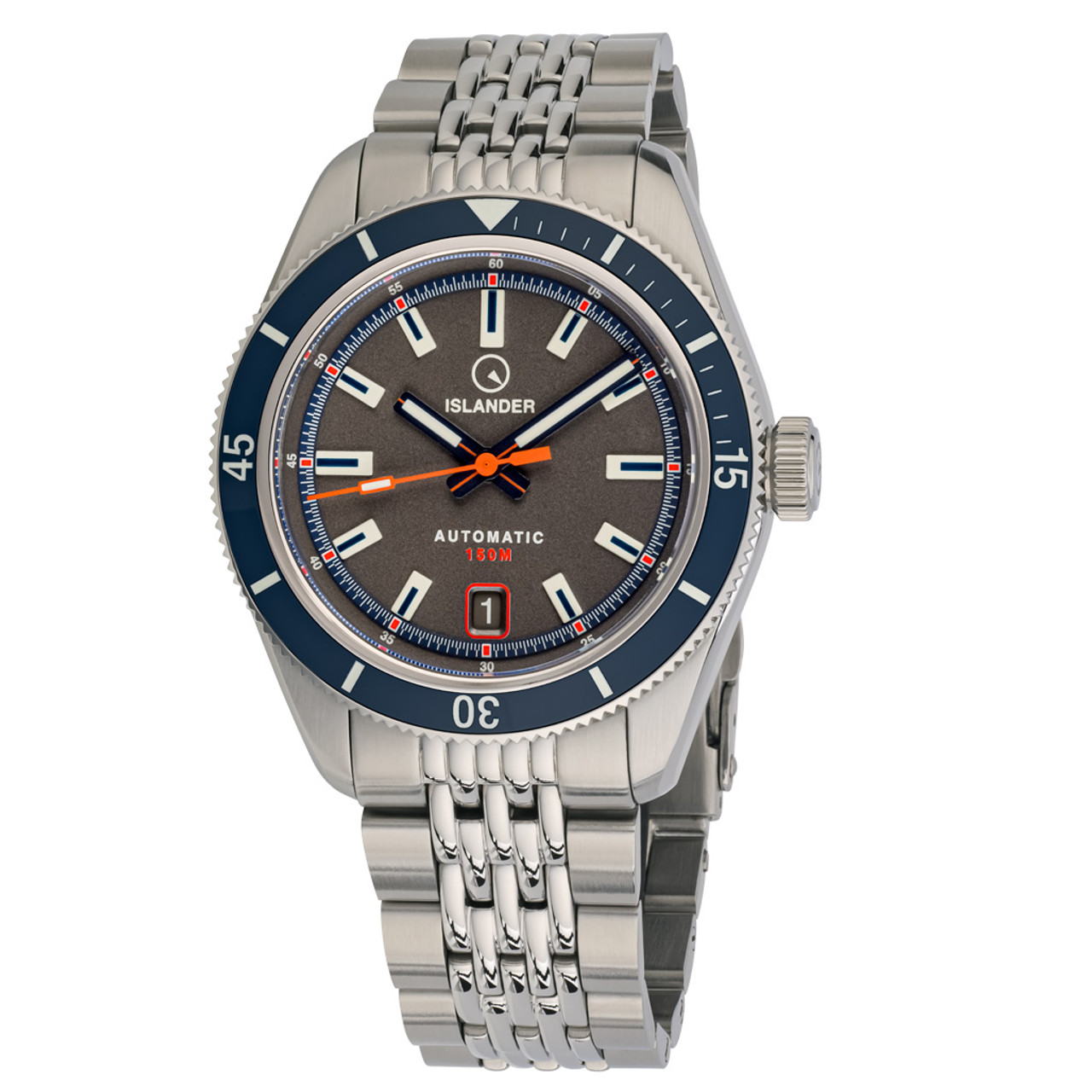 Islander Port Jefferson Skin Diver Automatic Watch with Charcoal Dial #ISL-179 Questions & Answers