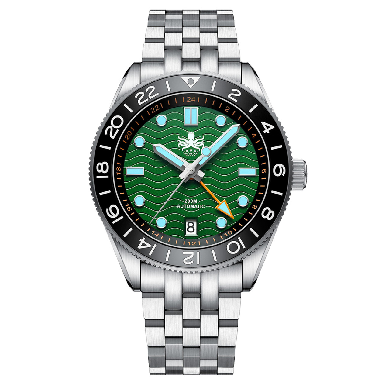 Does the Phoibos Wave Master GMT function as a true or office GMT?