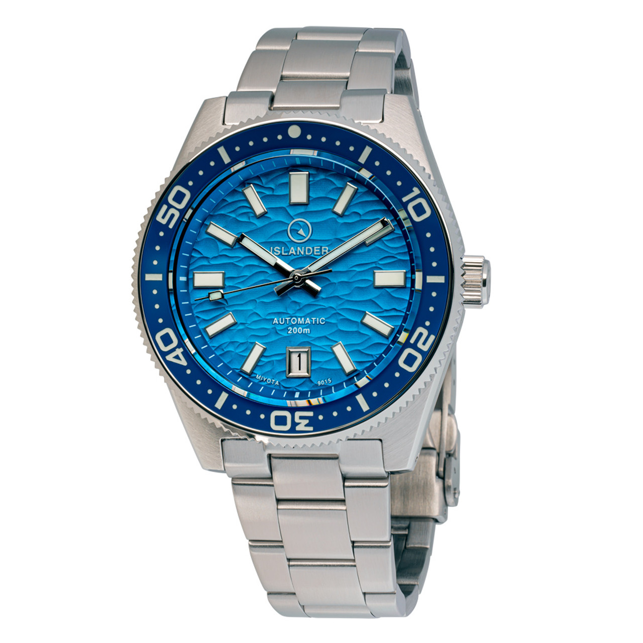 Islander Northport Hi-Beat Automatic Dive Watch with Turquoise Ripple Dial #ISL-156 Questions & Answers