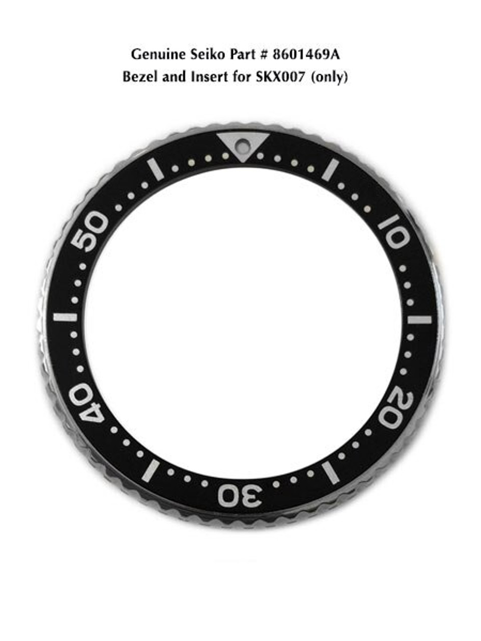 Genuine Seiko OEM SKX007 Bezel with Black Insert #8601469A Questions & Answers