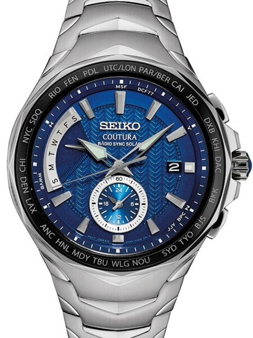 Seiko Coutura Radio Sync, Solar Powered, Dual Time, World Time Watch #SSG019 Questions & Answers