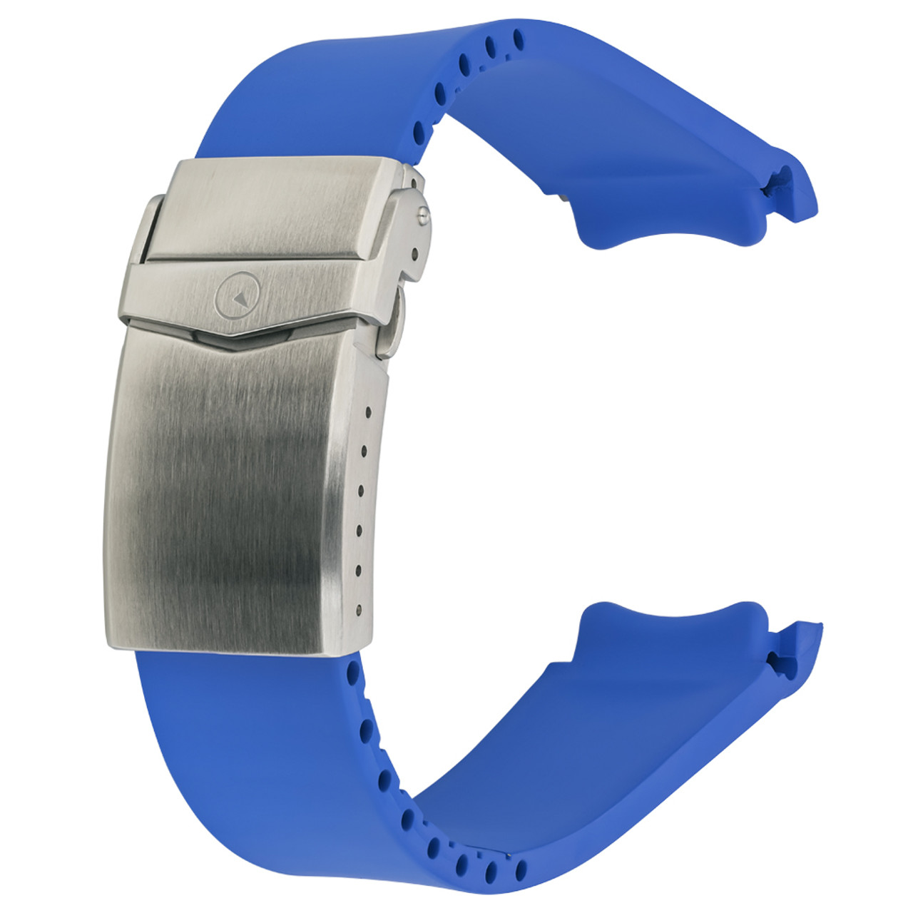 Islander 22mm Blue FKM Rubber Strap with Curved Ends for SKX007 Cases #BRAC-78 Questions & Answers