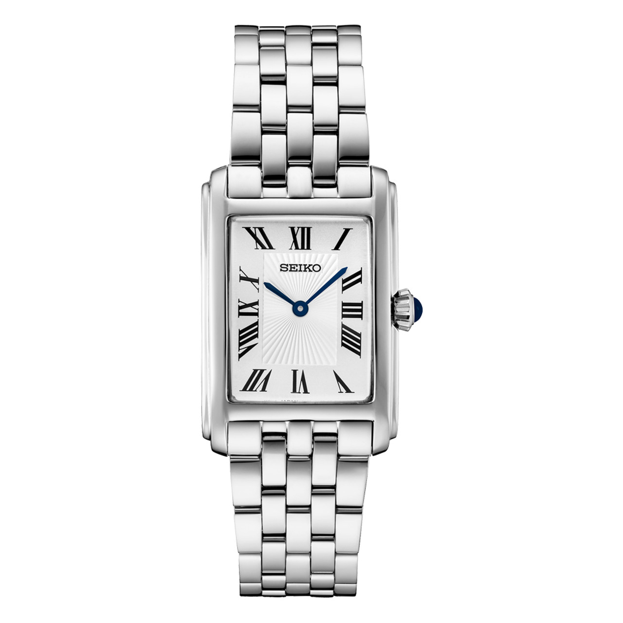 Seiko Essentials Quartz Tank Dress Watch #SWR083 Questions & Answers