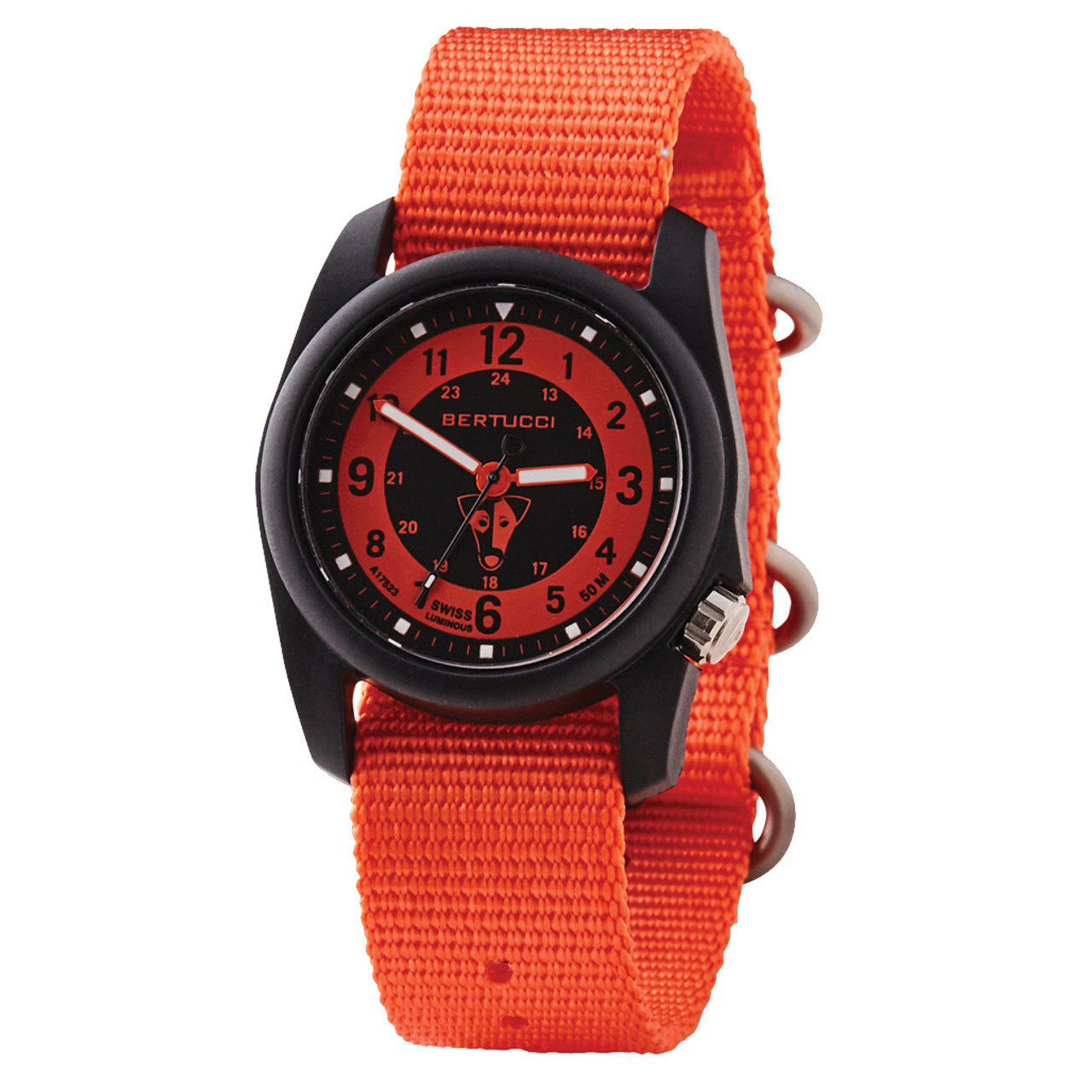 Bertucci DX3 Field Watch with Base Camp Orange Dial #11119 Questions & Answers