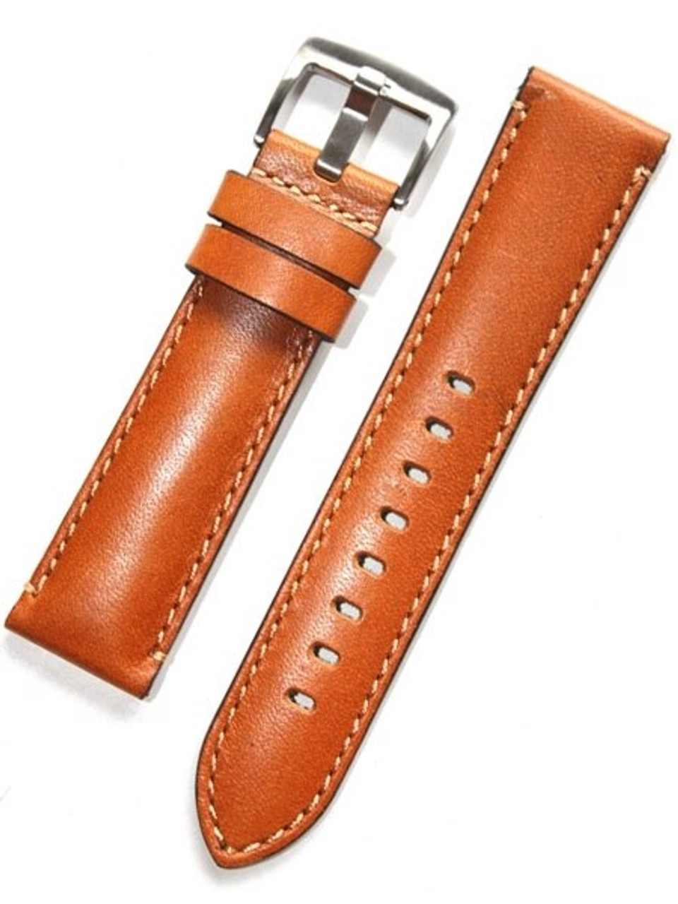 Horween Tan Calfskin Leather with Stainless Steel Buckle #INS-HOR-ESX03 Questions & Answers