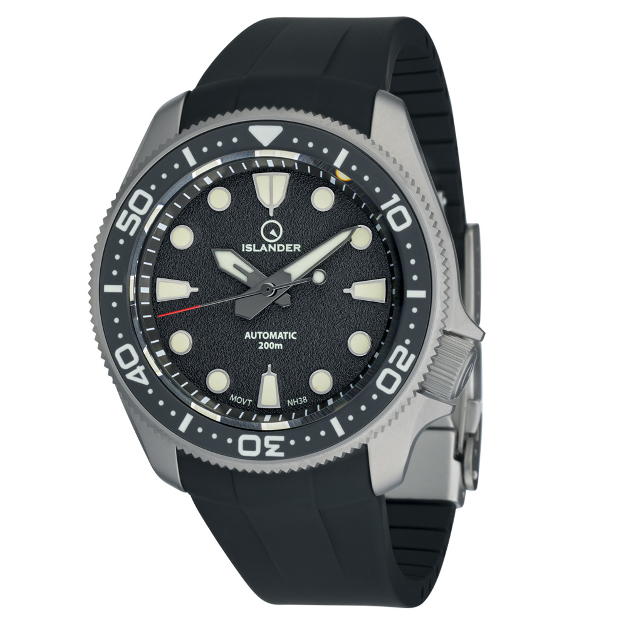 Islander Sands Point Titanium Diver with Black Sand Dial #ISL-158 Questions & Answers