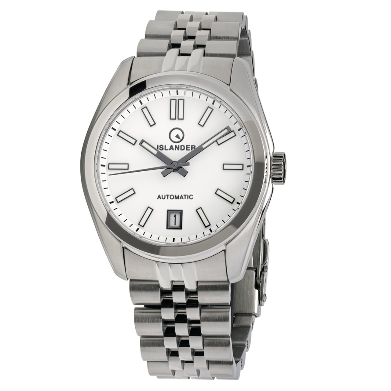 Islander Brookville Hi-Beat Automatic Dress Watch with White Dial #ISL-210 Questions & Answers