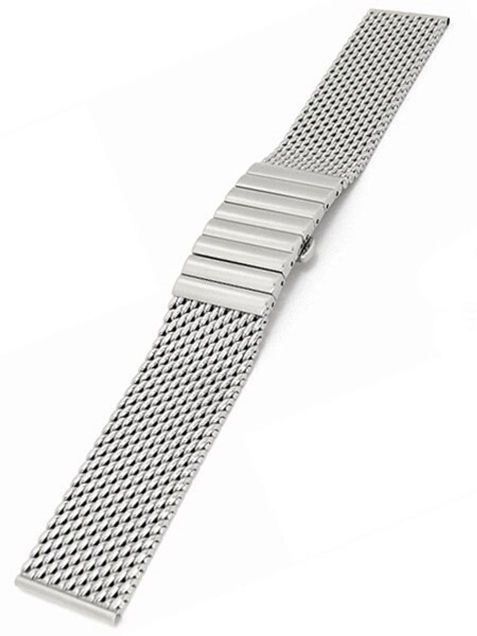 STAIB Polished Mesh Bracelet #STEEL-2792-1340PBL-P (Straight End, 22mm) Questions & Answers