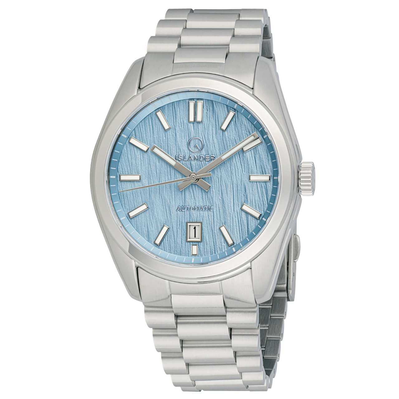 Islander Upper Brookville Automatic Dress watch with Blue Birch Dial #ISL-183 Questions & Answers