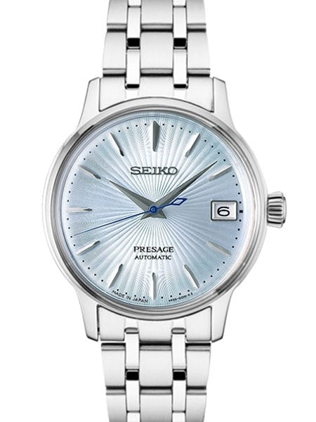 Ladies Seiko Presage "Cocktail Time" Automatic Dress Watch with 33.8mm Case #SRP841 Questions & Answers