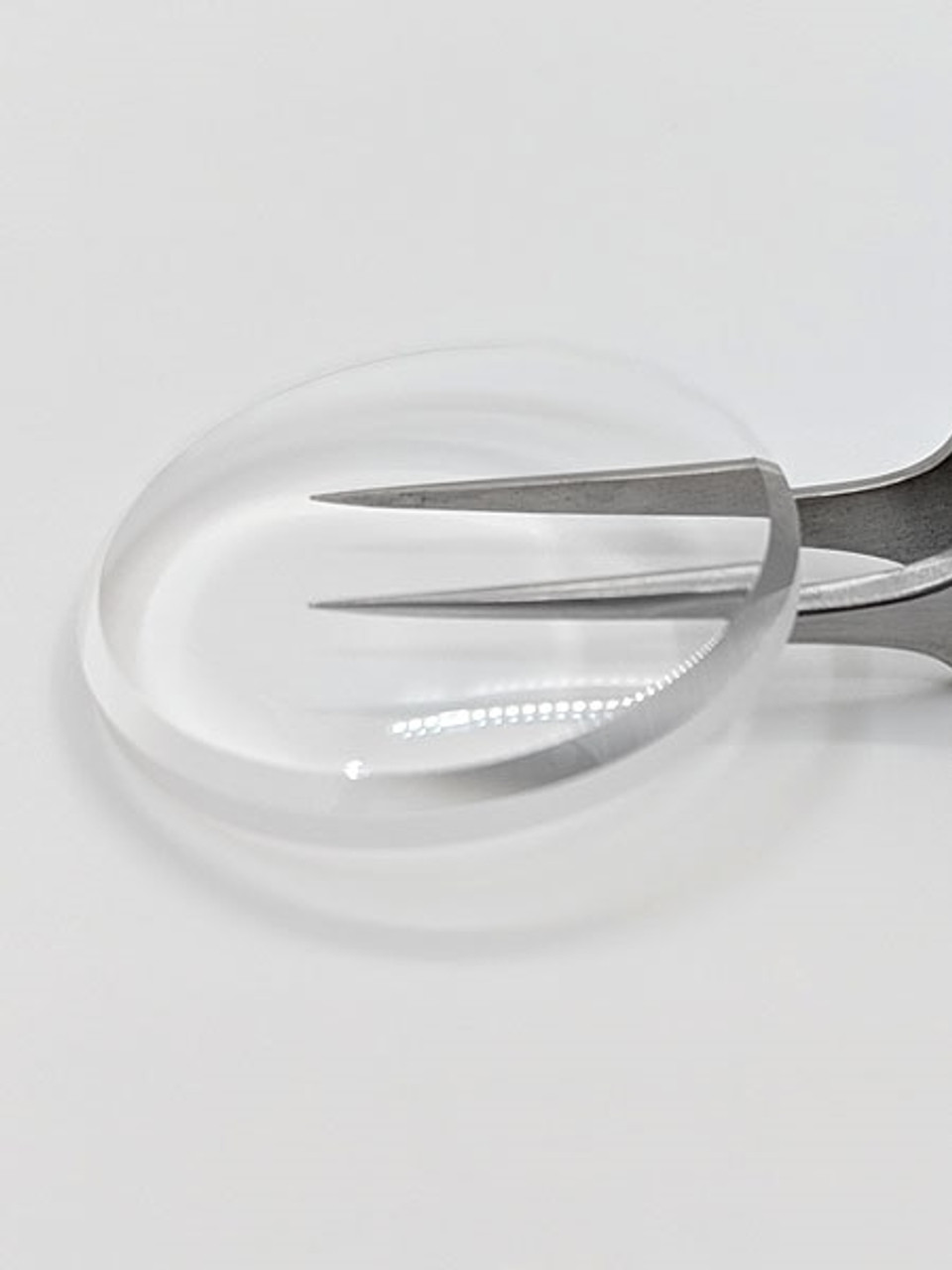 Is a flat or sloped bezel insert recommended for this crystal?