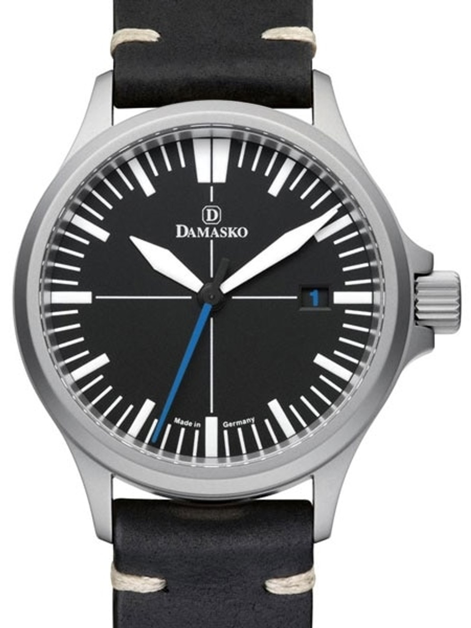 Damasko Swiss DS30 Automatic Watch with a 39mm Bead-Blasted Submarine Steel Case #DS30-BLUE Questions & Answers