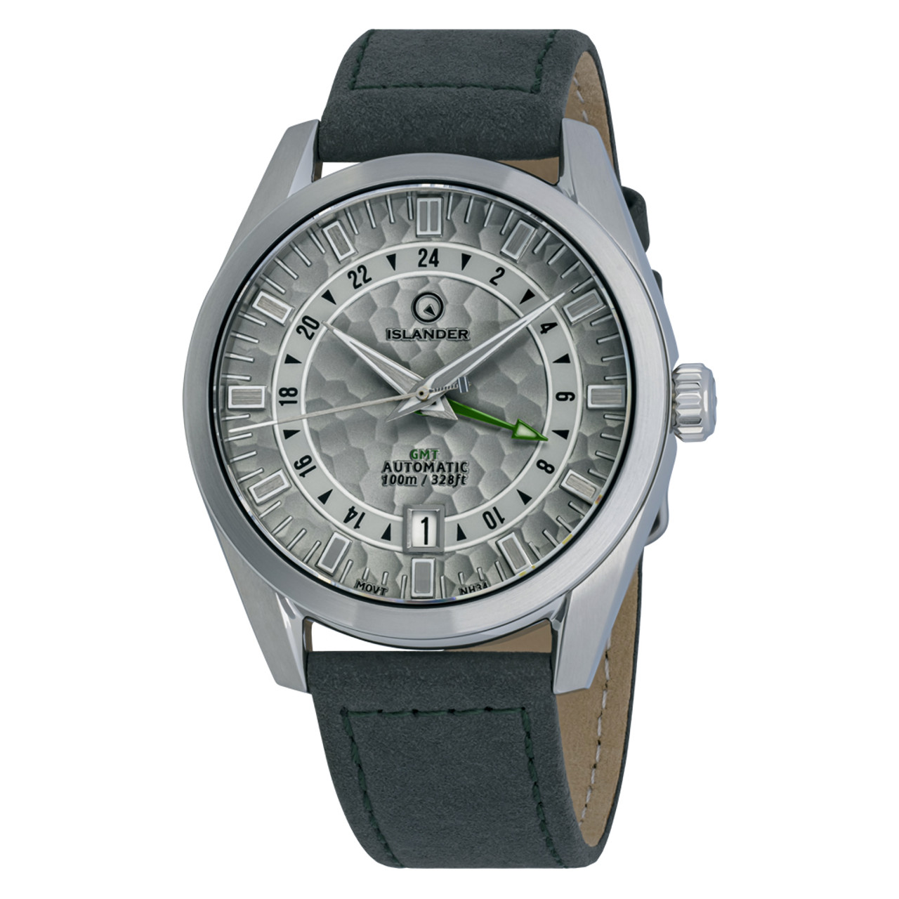 Islander Melville GMT with Grey Hammer Dial #ISL-212 Questions & Answers