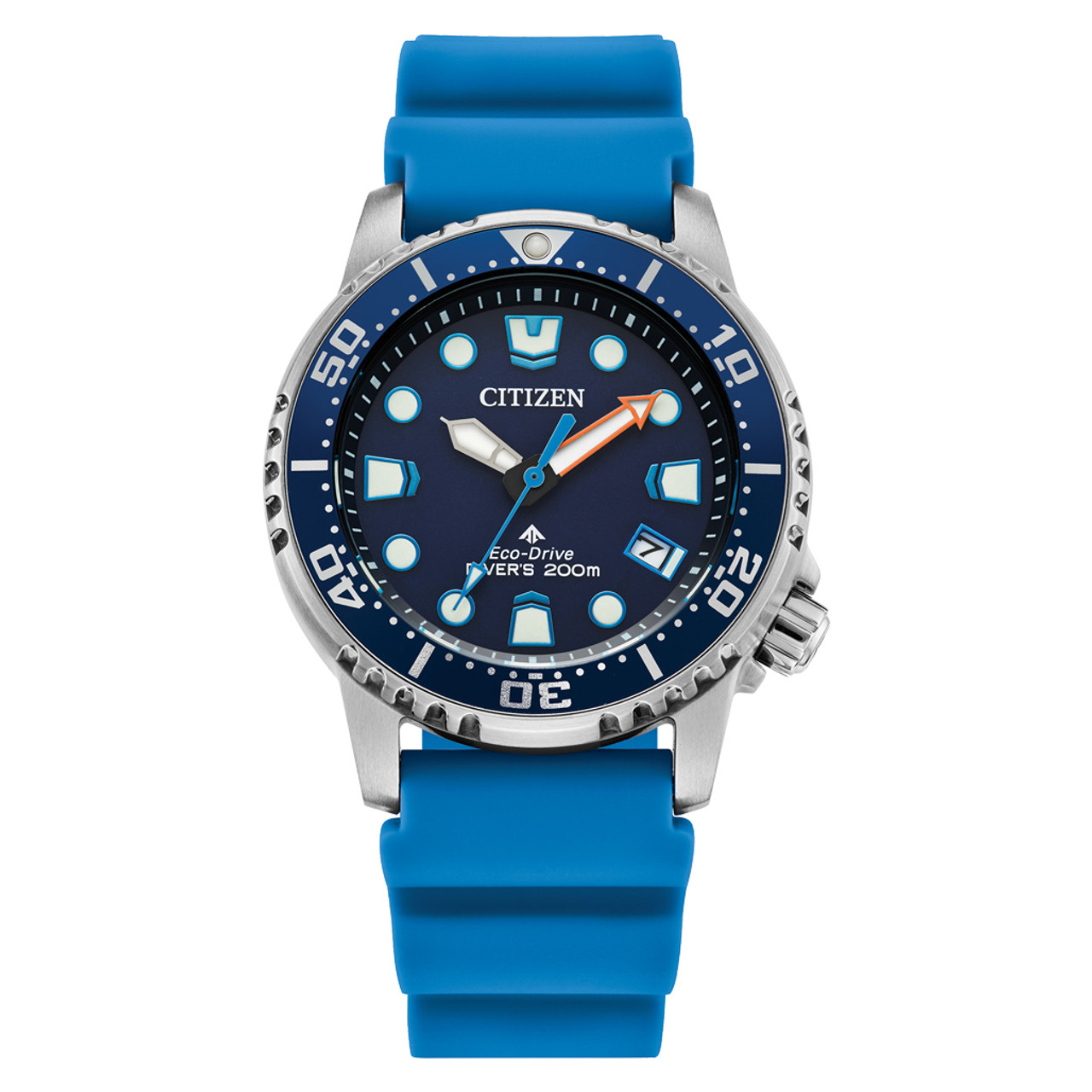 Citizen Promaster 36.5mm Solar Dive Watch with Blue Dial #EO2028-06L Questions & Answers