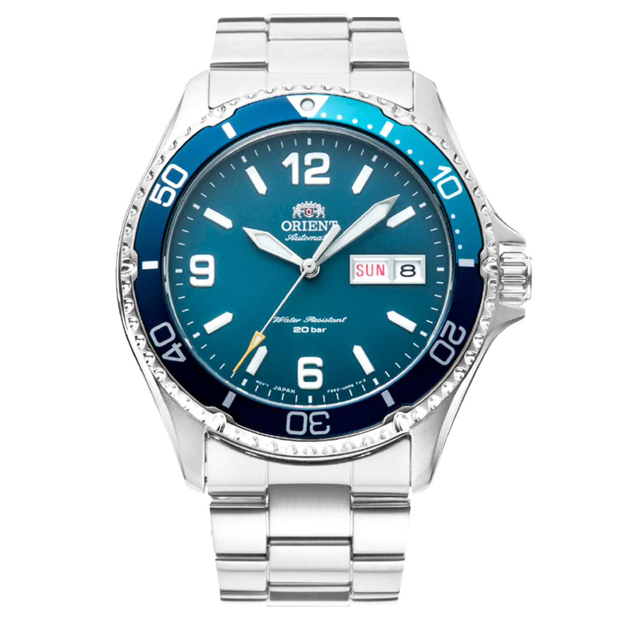 Orient Mako 3 Automatic Dive Watch with Blue Dial RA AA0818L19B