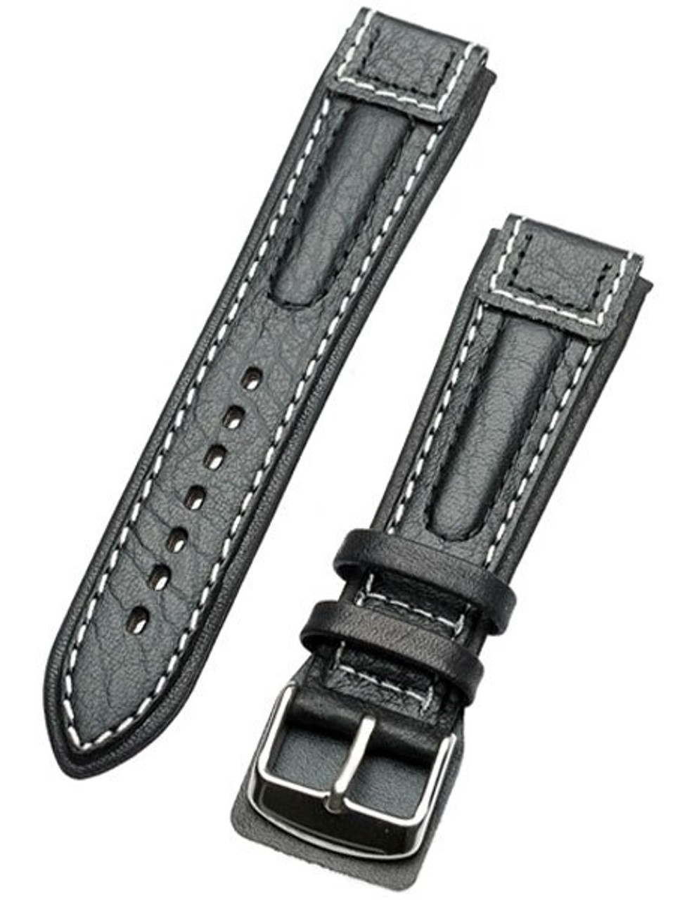 Chronissimo-Style Black Leather Strap with Heavy Padding #DM-30 Questions & Answers