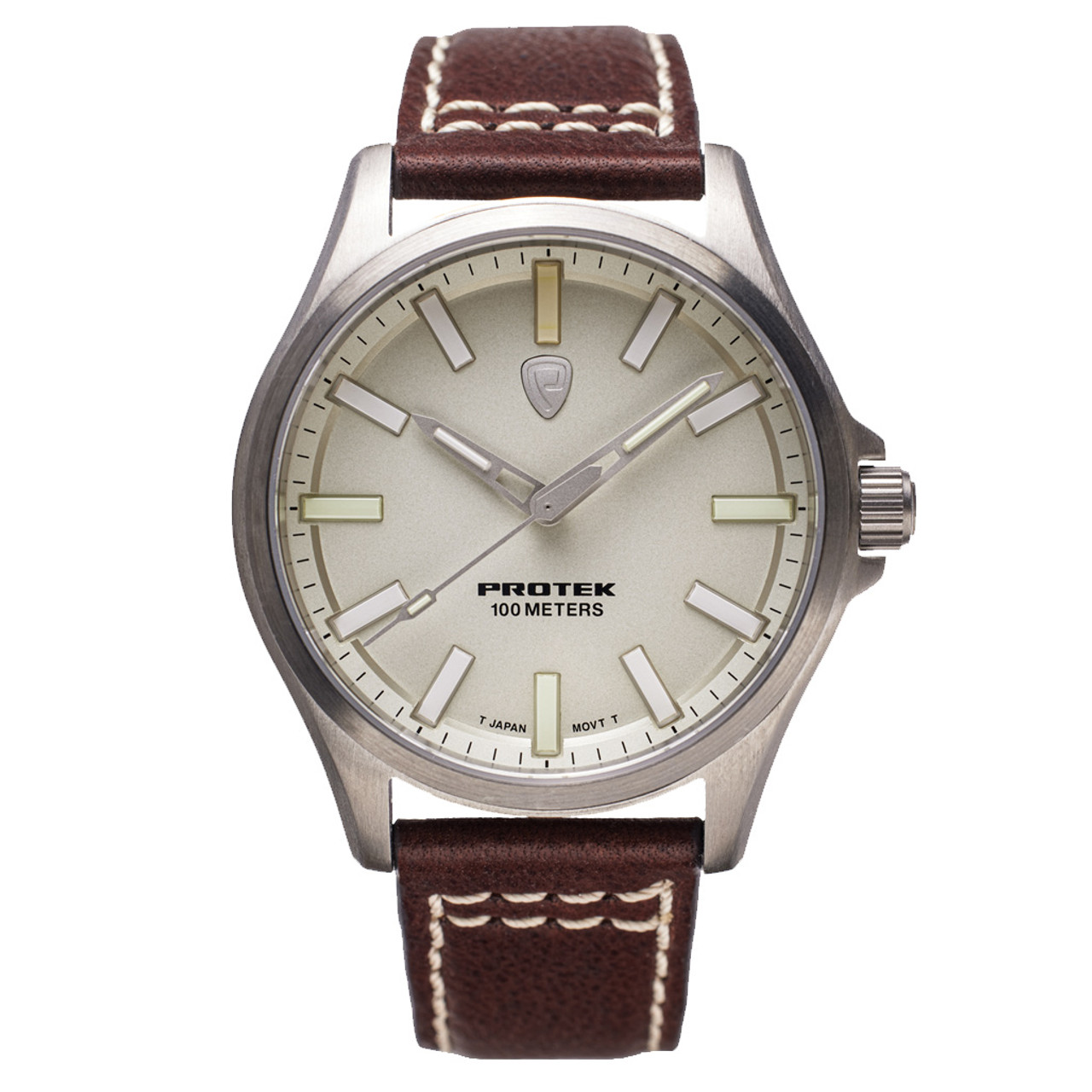 Protek Titanium Field Watch 3000 Series with Tritium T100 Tubes and Ivory Dial #PT3004 Questions & Answers