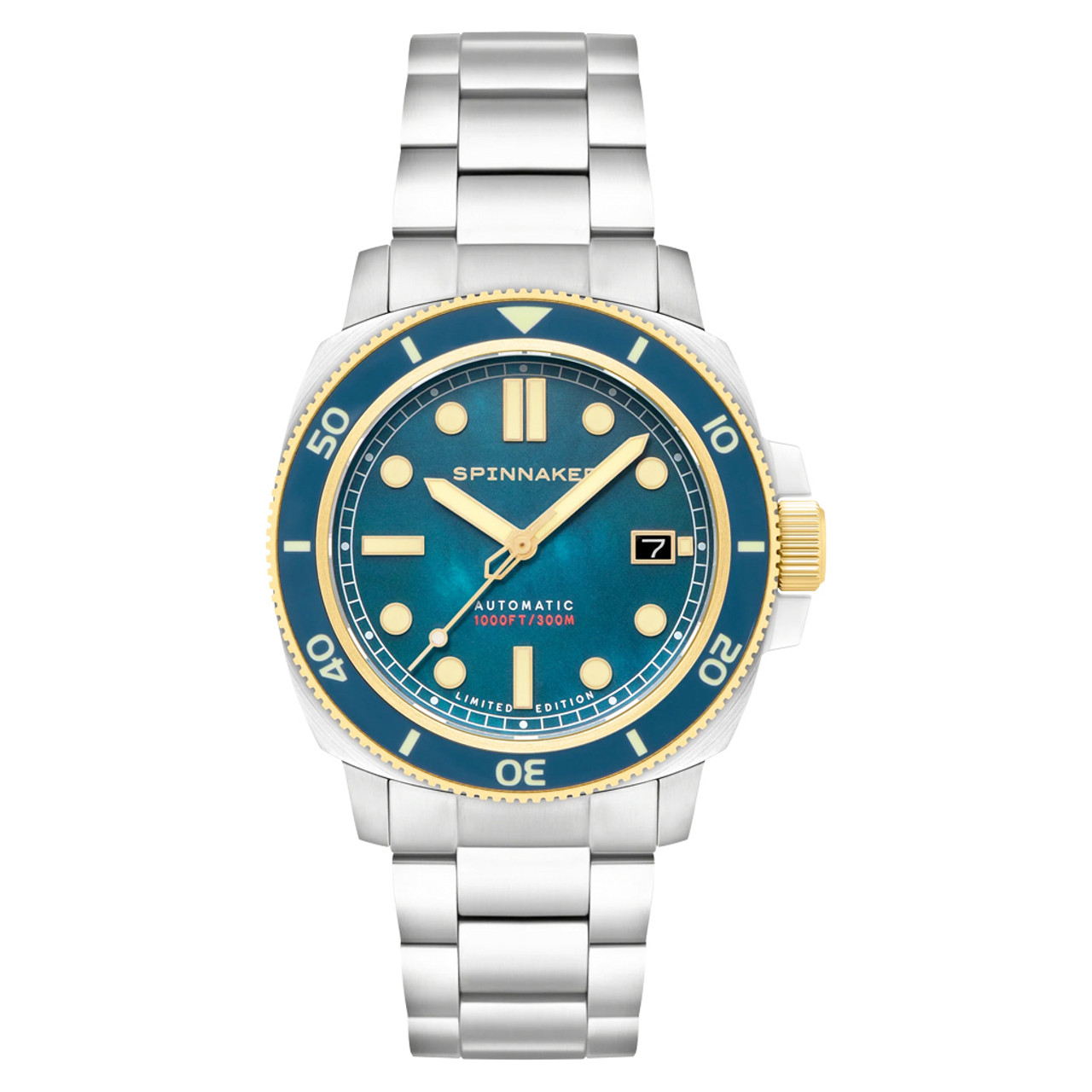 Spinnaker Hull Twilight Pearl Limited Edition Dive Watch #SP-5106-44 Questions & Answers