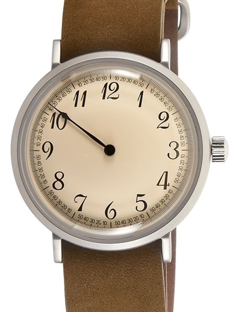 Red Star Solo, Hand Wind Mechanical Watch with Thick Dome Crystal #7982G-C Is it hour or minute hand?
