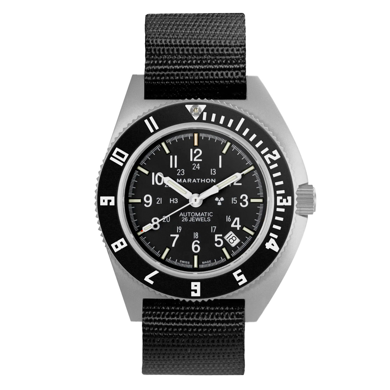 Does marathon make a steel bracelet that matches the case finish of the navigator?