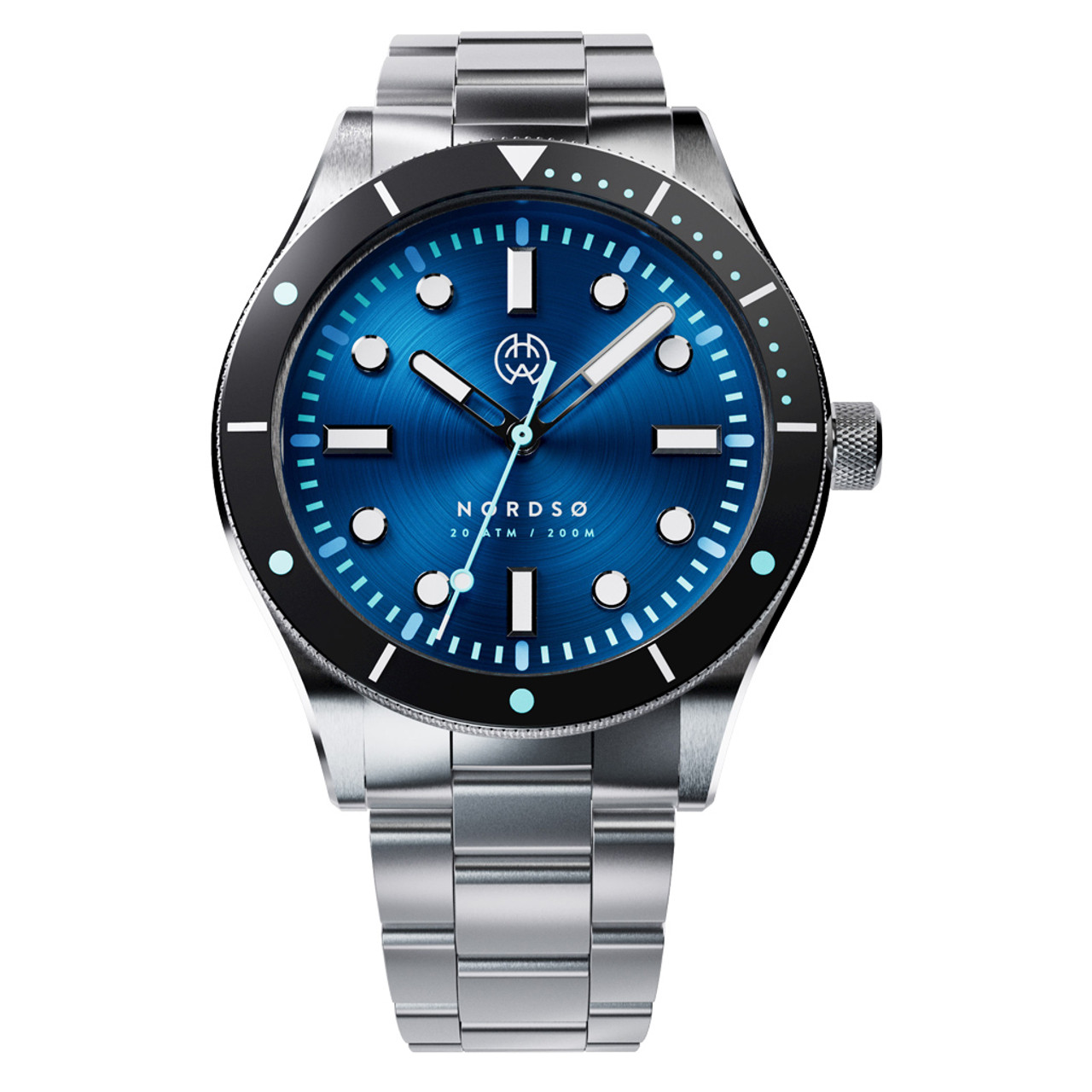 Henry Archer Nordso Automatic Dive Watch with Horizon Blue Dial #HAC-NOR-HRZ-3LI Questions & Answers