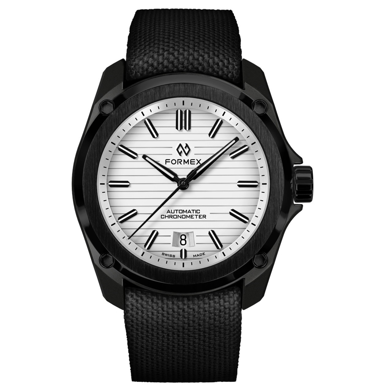 Formex Essence Leggera FortyOne (41mm) COSC Automatic Carbon Case Watch with Arctic White Dial #0331.4.6311.811 Questions & Answers