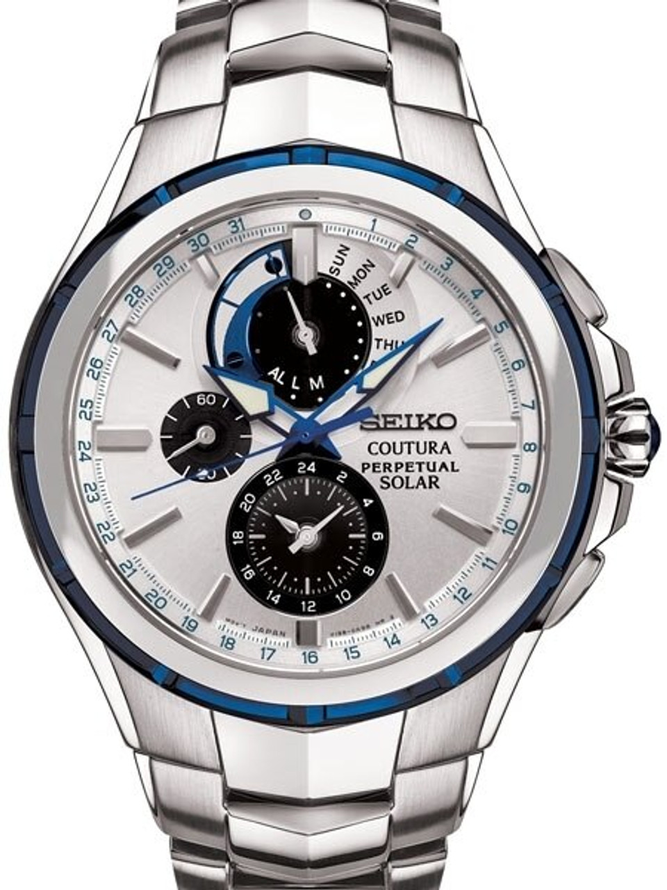 Seiko Coutura Solar Powered Perpetual Calendar and Chronograph #SSC787 Questions & Answers