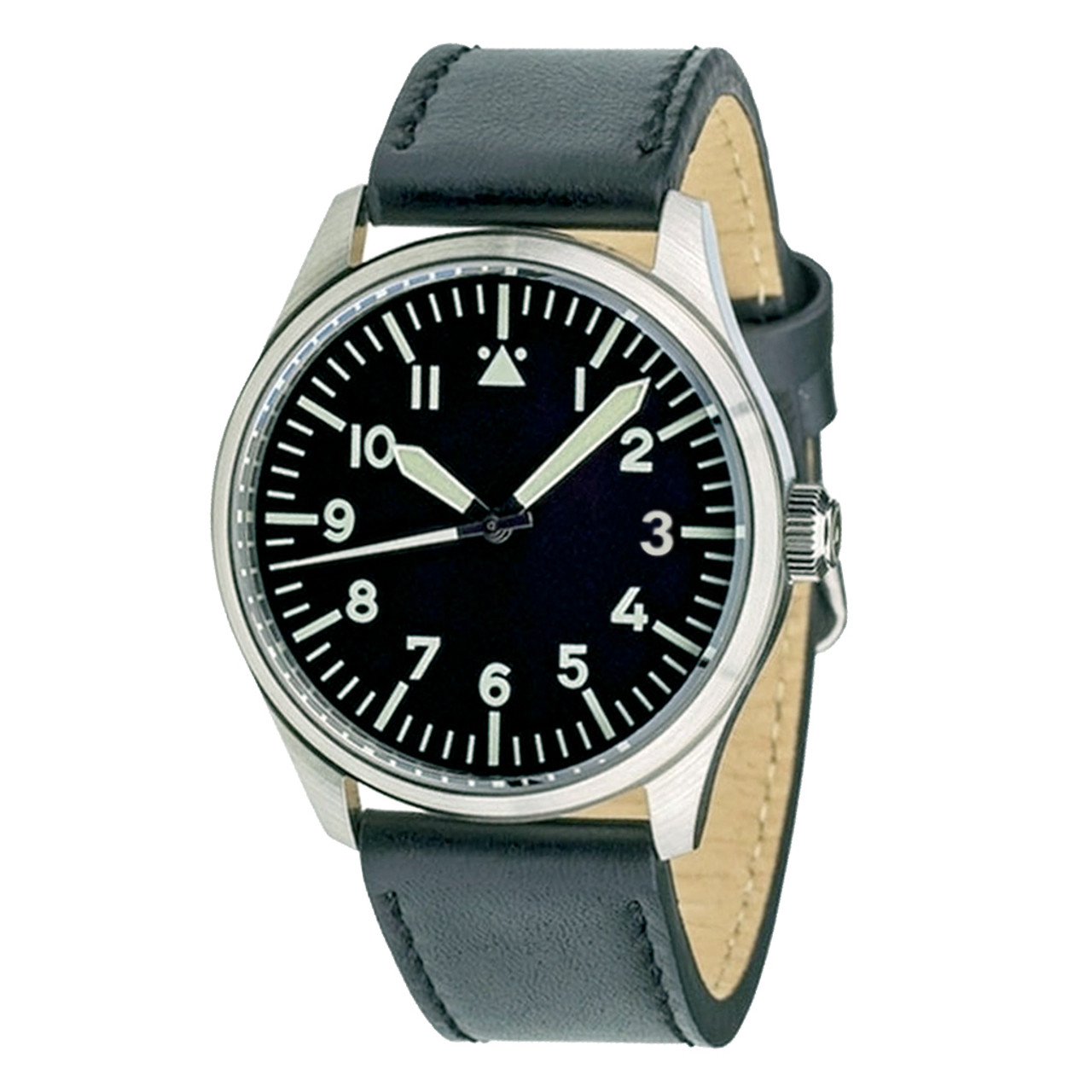 Islander Aviator Automatic Watch with Leather Strap and an Anti-Reflective Sapphire Crystal #ISL-14 Questions & Answers