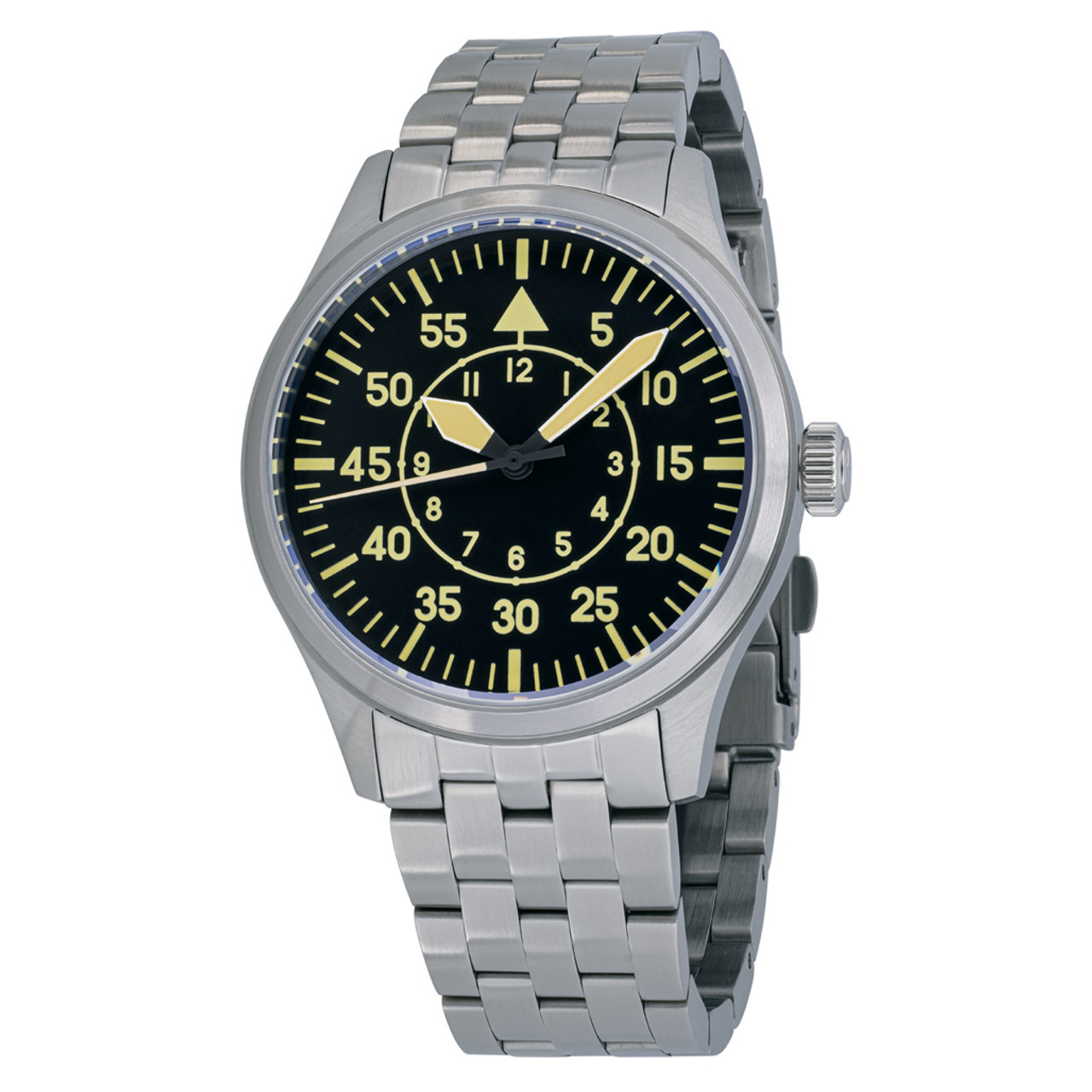 Islander 39mm Pilot Watch with Black Dial #ISL-227 Questions & Answers