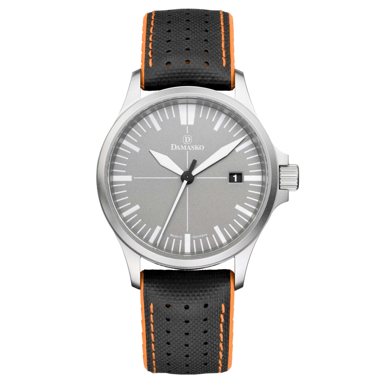 Damasko Swiss DS30 Automatic Watch with a 39mm Bead-Blasted Submarine Steel Case #DS30-Grey Questions & Answers