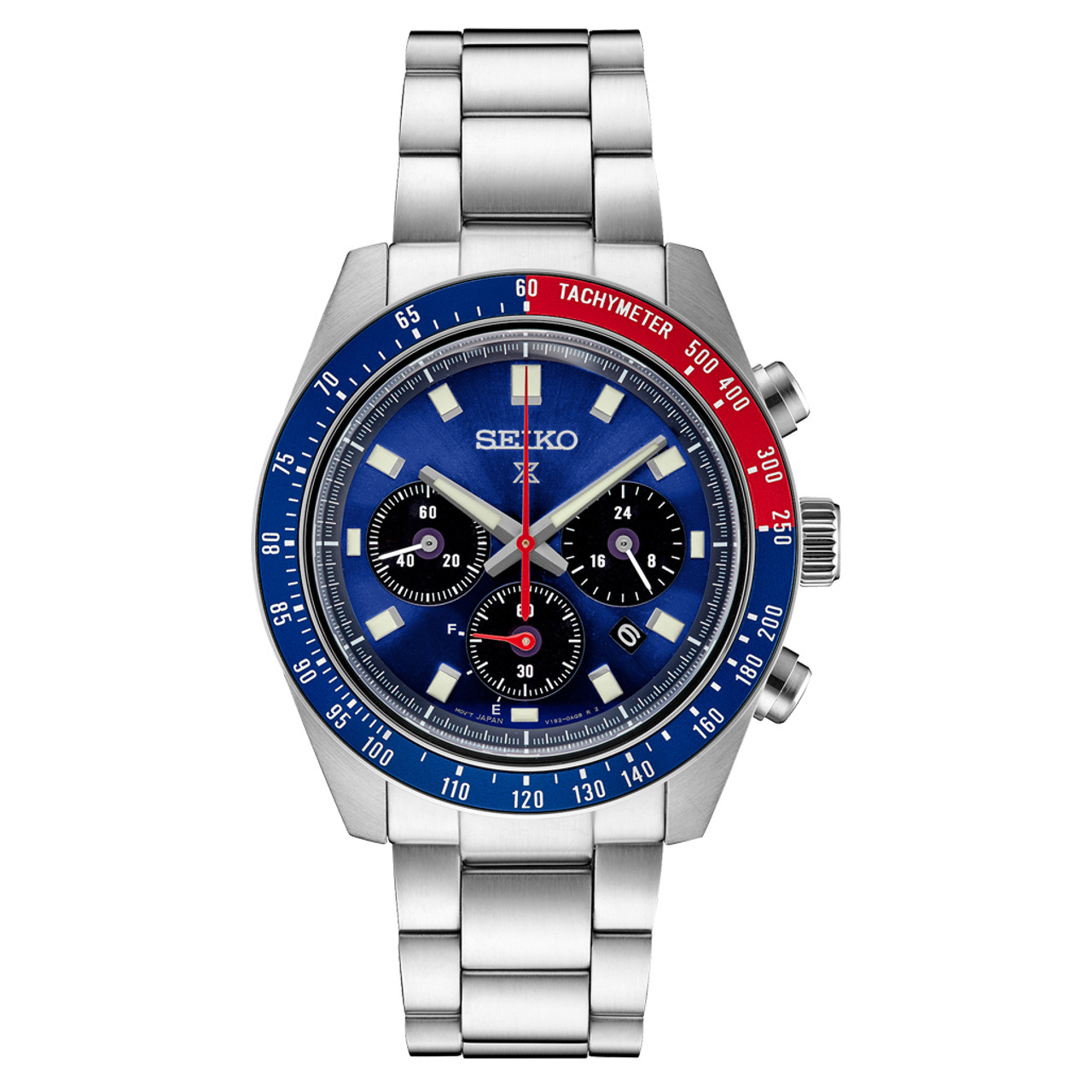 Seiko Prospex 41mm Speedtimer Solar Chronograph with Blue Dial #SSC913 Questions & Answers