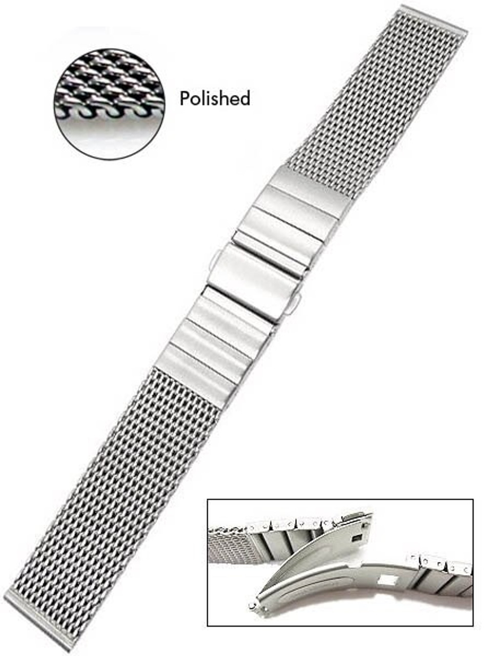 Vollmer Polished Mesh Bracelet #0503SH4 (20mm) Questions & Answers