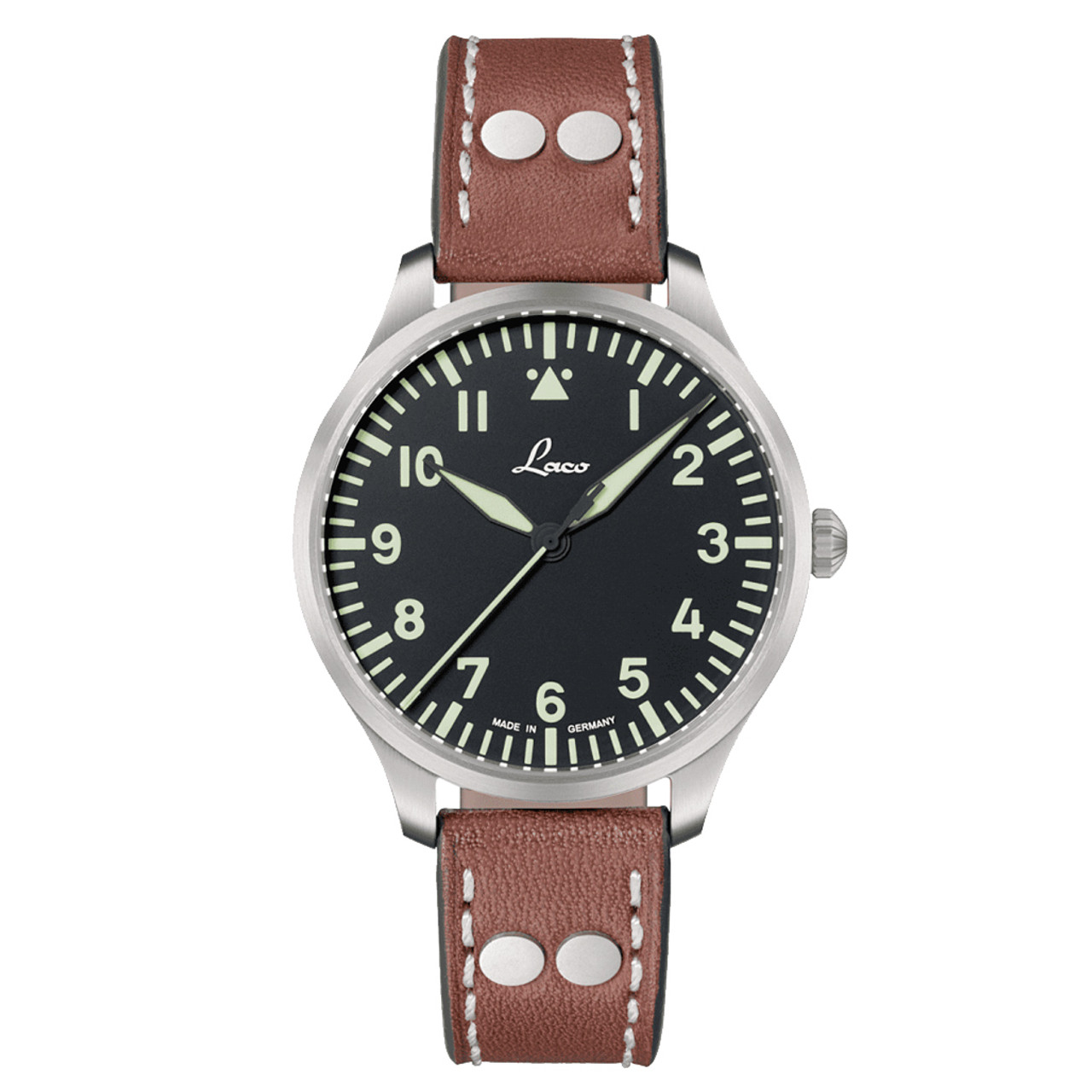 Laco Genf 40mm Pilot Quartz Watch #861807 Questions & Answers