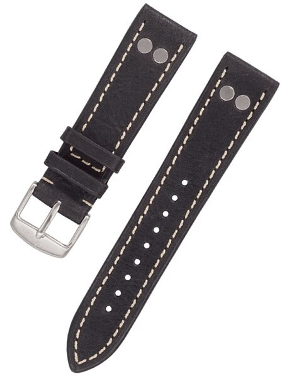 Laco WWII-Style Leather Pilot Strap with Rivets and Easy Breather Construction #Laco-BK Questions & Answers