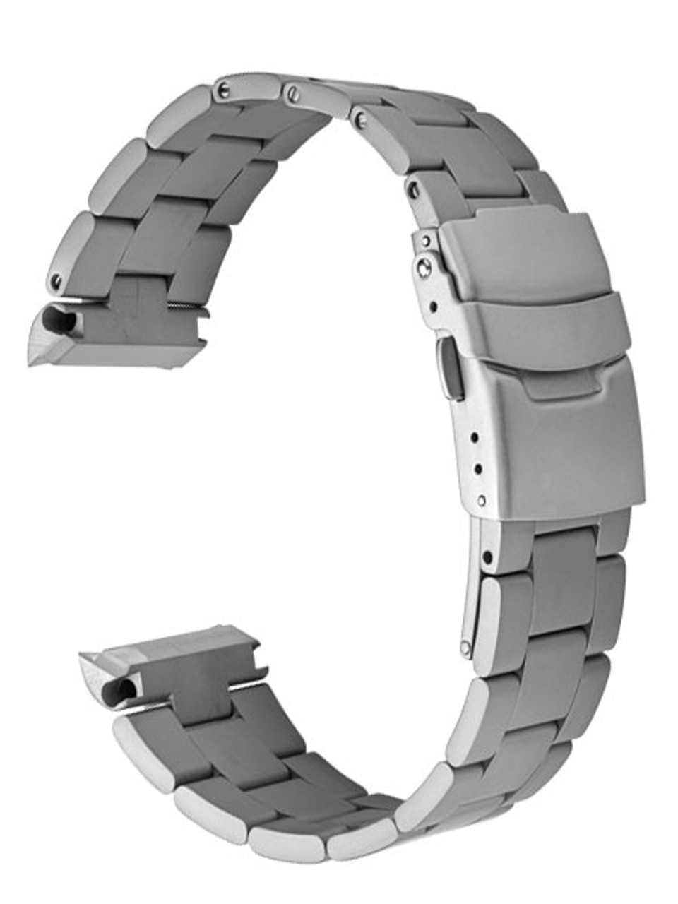 Islander 22mm Sandblasted Solid-Link Watch Bracelet for Islander ISL-11, ISL-12 Curved End #BRAC-01 Questions & Answers