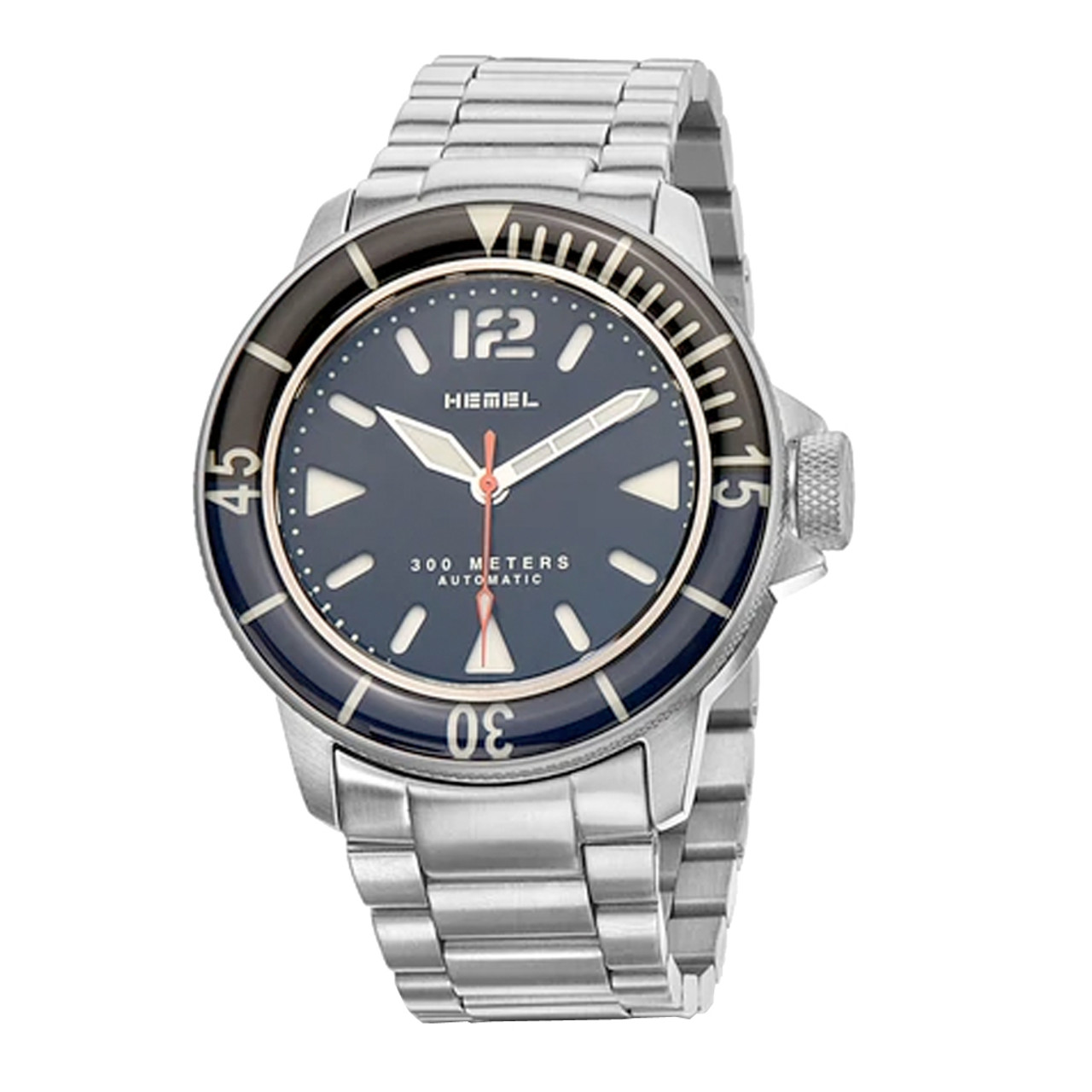 HEMEL Hydrodurance Dive Watch with Black Dial and Black-Blue Bezel #HD1BB Questions & Answers