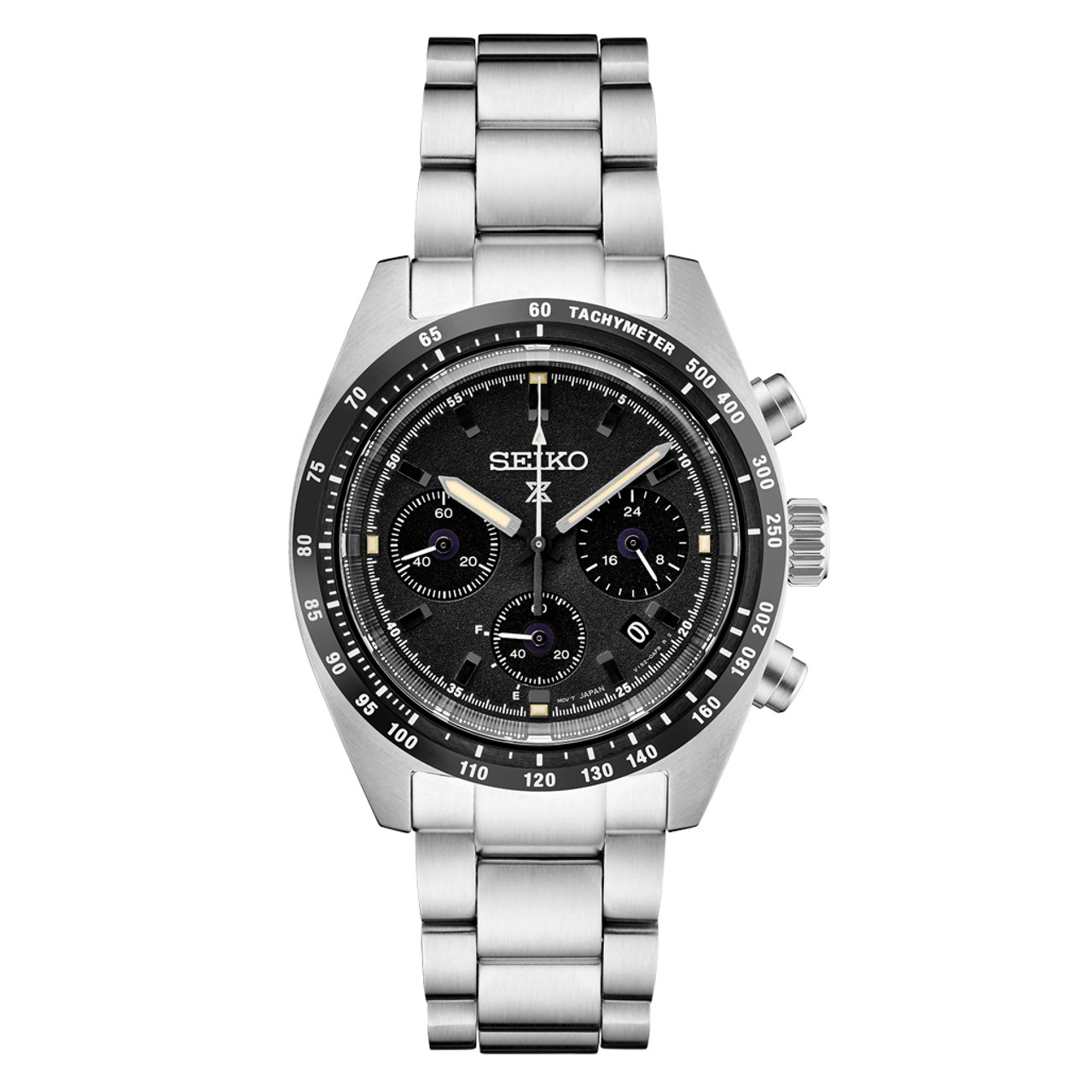 Seiko Prospex Speedtimer Solar Chronograph with Black Dial #SSC819 Questions & Answers